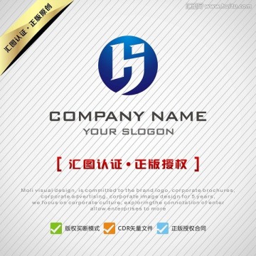 HJ字母LOGO设计