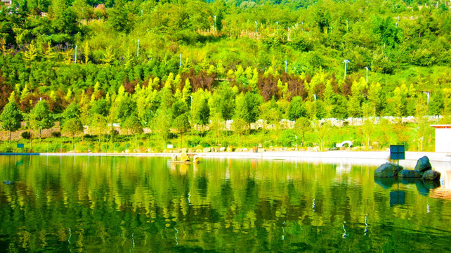 湖光山色  浮光掠影