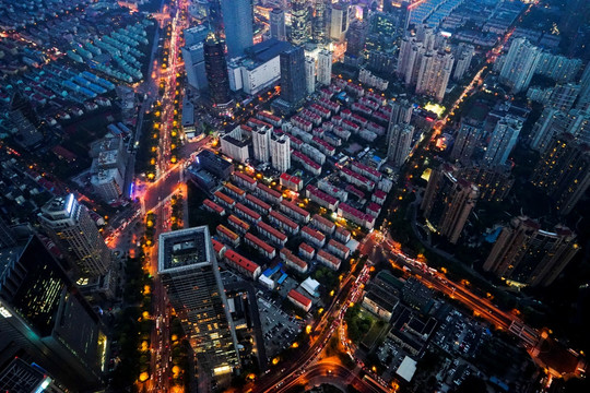 上海城市之夜色