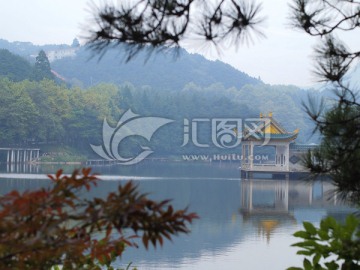 如琴湖 秀丽风景