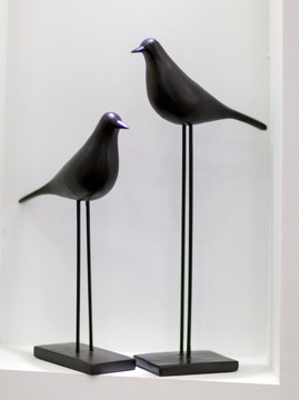 鸟雕塑摆件
