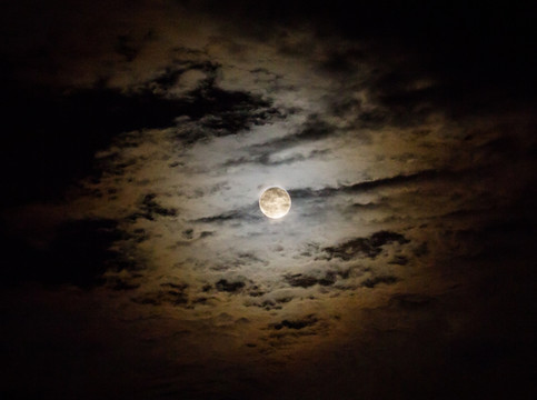 月亮 月晕
