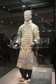 中级军吏俑
