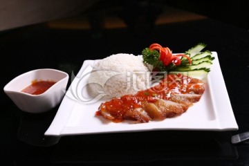 猪颈肉饭