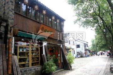 商铺 街景 苏州平江路
