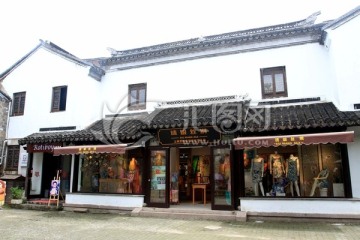 商铺 街景 苏州平江路