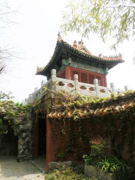 徐州古建筑戏马台内部景区