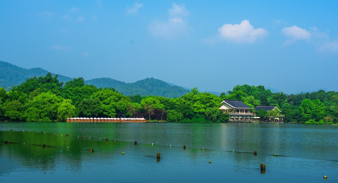 山水风光 西湖