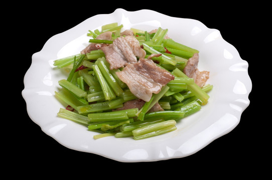 西芹炒肉