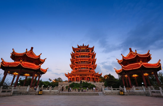 黄鹤楼夜景