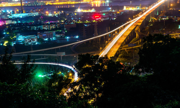 黄埔港夜景