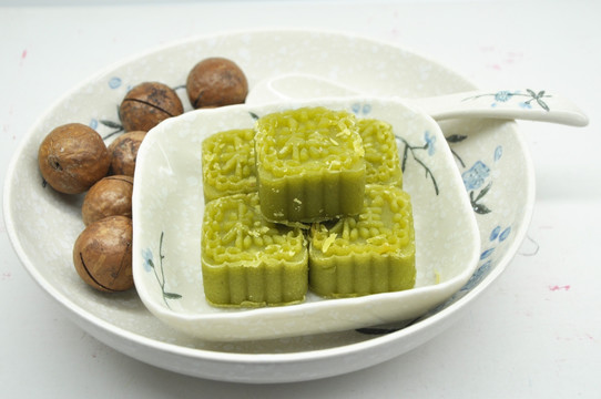绿豆糕 糕点 点心