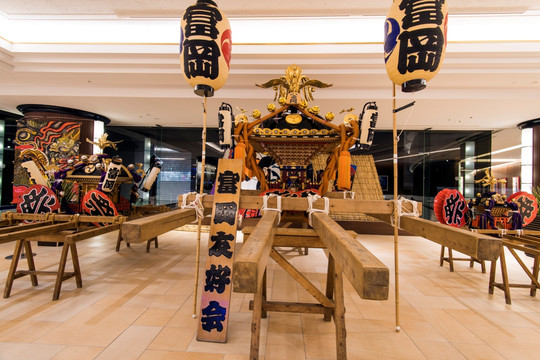 富冈八幡宫大祭日本传统文化