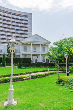 花园酒店欧式建筑