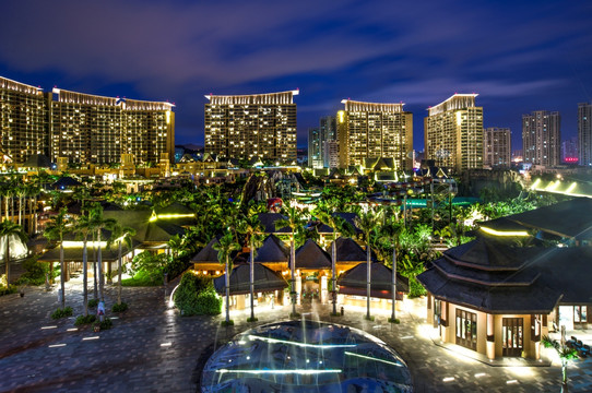 三亚红树林酒店夜景