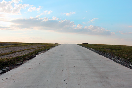 道路尽头