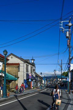 日本小樽街景