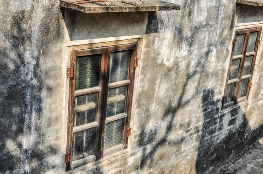旧屋木窗