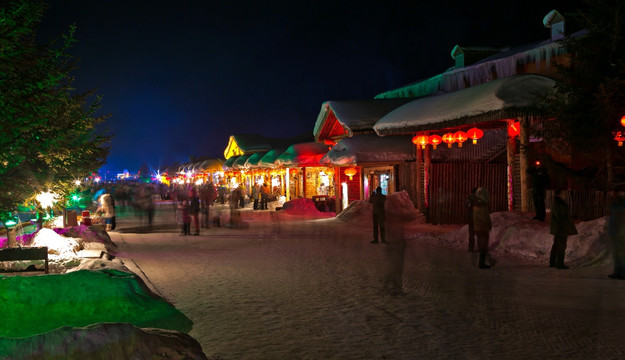 雪乡 夜景