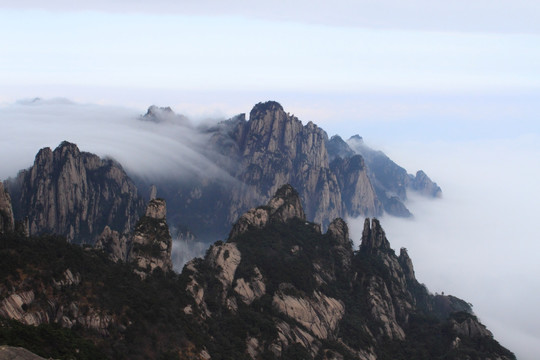 大气如画仙境群山