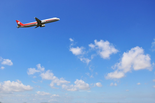 飞机 降落 四川航空