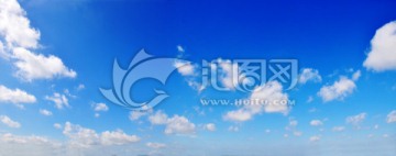 蓝天白云 全景 网页