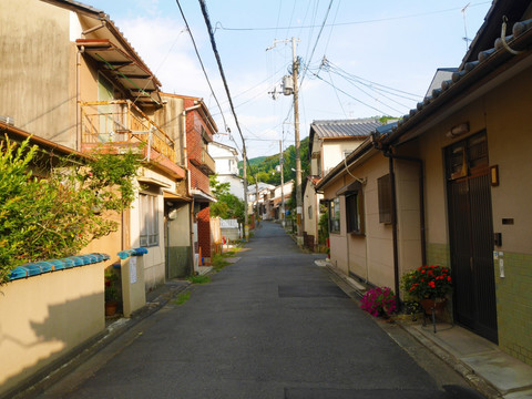 日本京都东林町老街民居