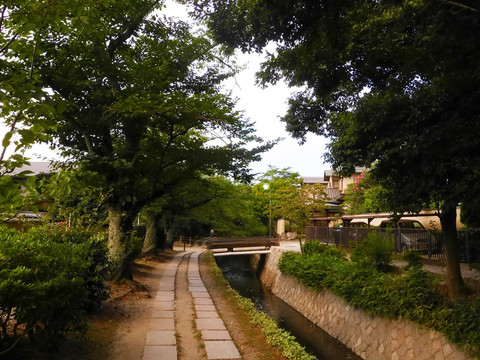 日本京都东林町老街民居