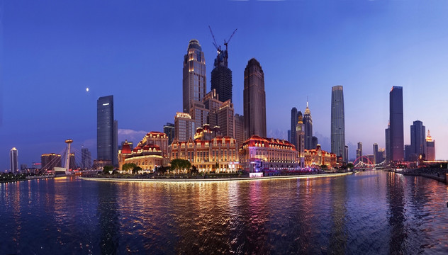天津海河风光