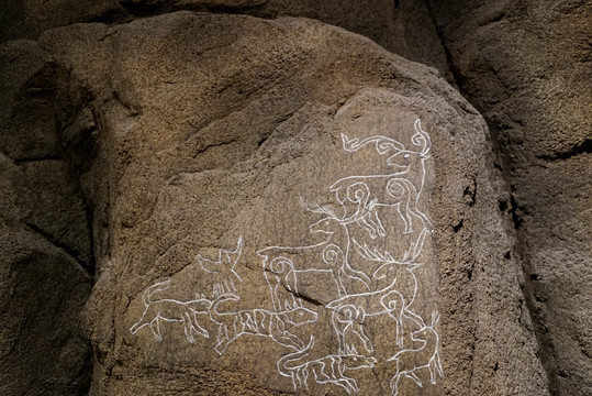 西藏岩画