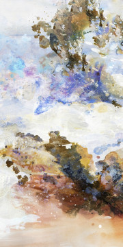 抽象 水墨画