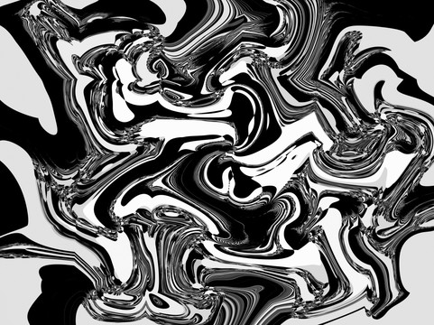 黑白抽象动感线条