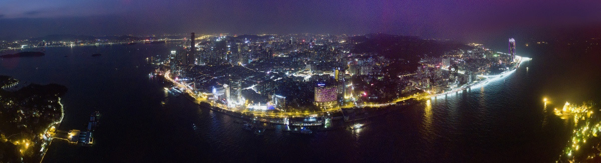厦门夜全景