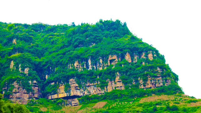 大山 悬崖 岩壁