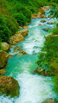 溪水 山泉 小河