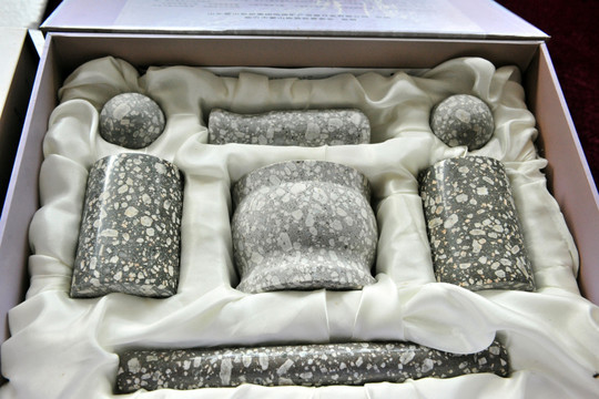 石头器皿  石臼 石器