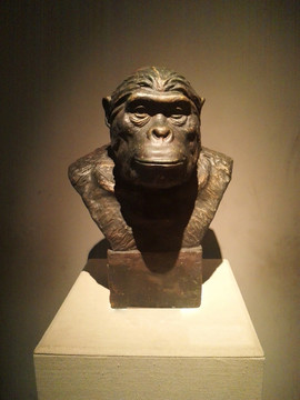 猿人塑像