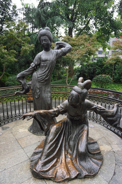 成都永陵博物馆 舞伎塑像