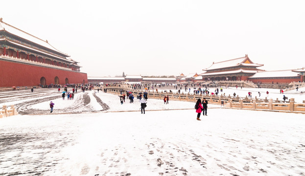 故宫雪景