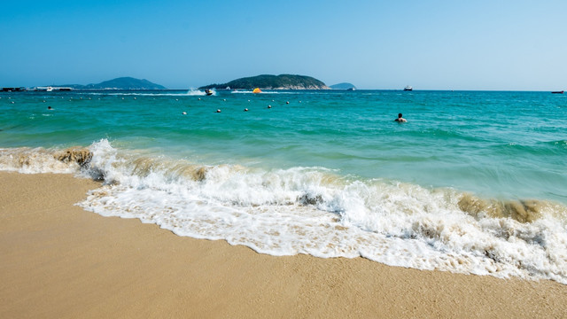 海南大东海海岸风景