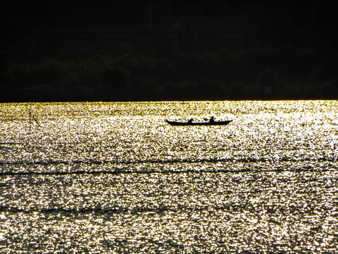 滇池渔船