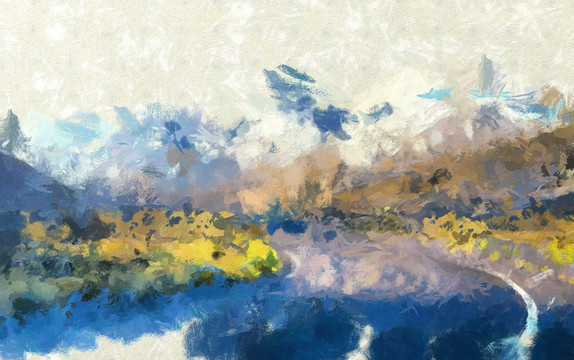 抽象画
