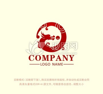 龙标志 龙logo