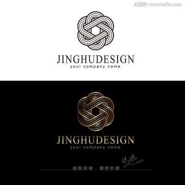 中国结logo 创意logo