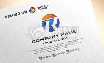 R字母LOGO设计