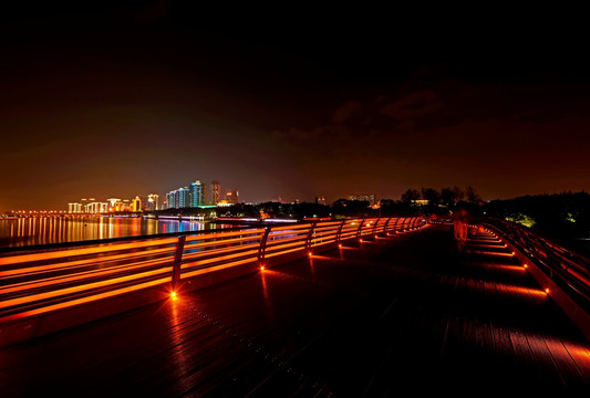 金华彩虹桥夜景