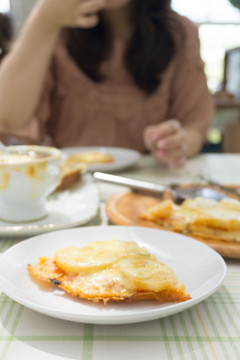 用餐 芝士土豆披萨