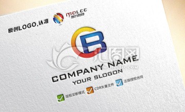 CB字母组合LOGO设计