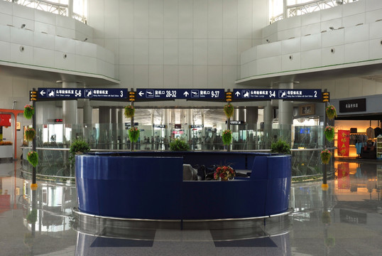天津机场 航站楼候机厅