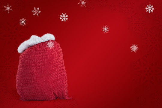 圣诞老人的红袋子